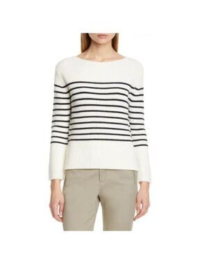ATM Anthony Thomas Melillo Stripe Wool Blend Sweat